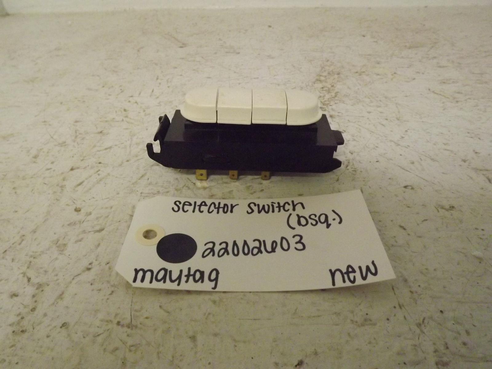 Maytag Washer 22002603 Selector Switch (Bisque) New Maytag Washer 22002603 Selector Switch (Bisque) New